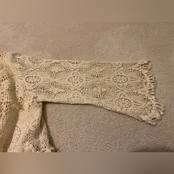 Cristina crocheted lace tunic-small NWT - Picture 9 of 9